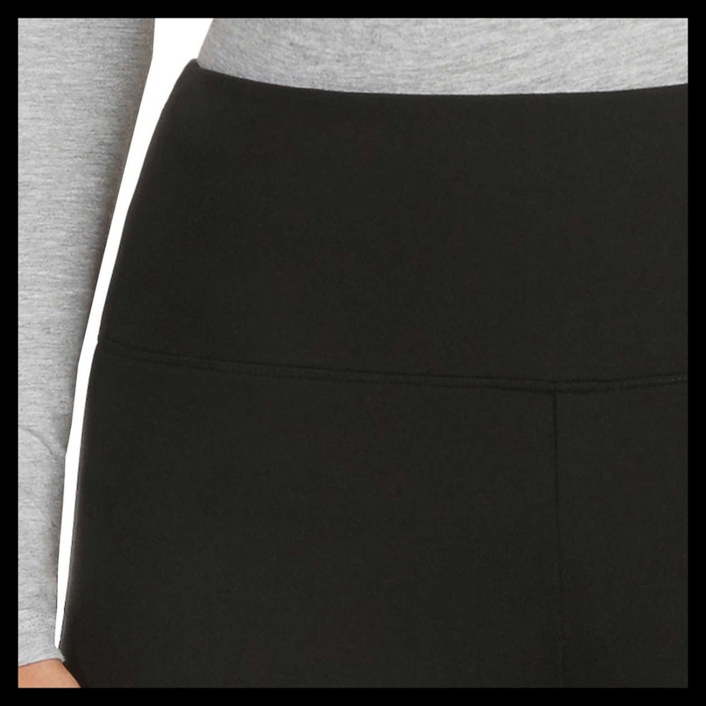 MAX & MIA Ladies Ultra Soft French Terry Legging Black - Picture 4 of 5